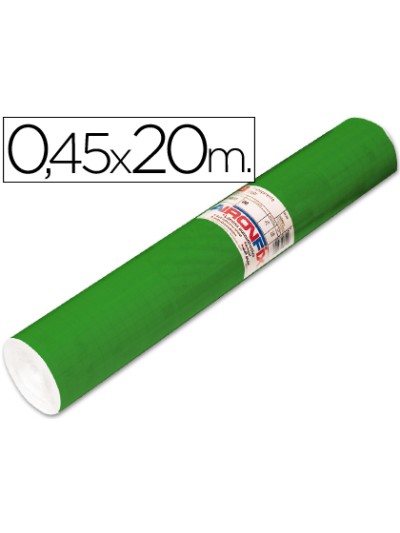 Rollo adhesivo aironfix unicolor verde brillo 67047 rollo de 20 mt