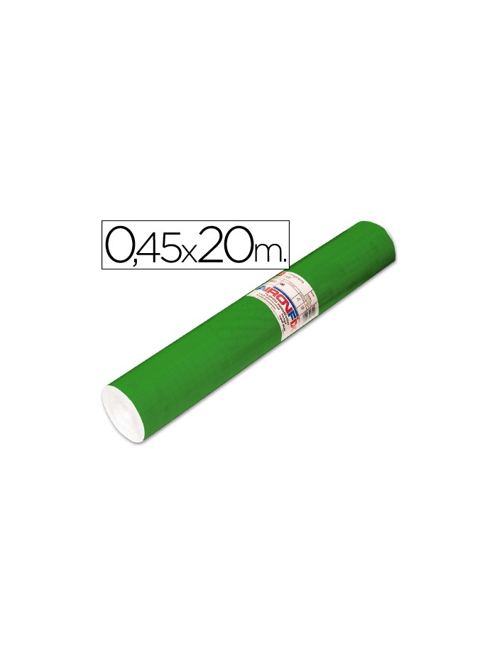 Rollo adhesivo aironfix unicolor verde brillo 67047 rollo de 20 mt Rollo adhesivo aironfix unicolor verde brillo 67047 rollo de 20 mt