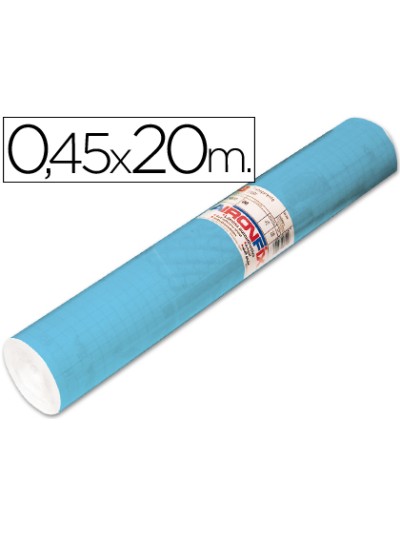 Rollo adhesivo aironfix unicolor azul mate claro 67013rollo de 20 mt