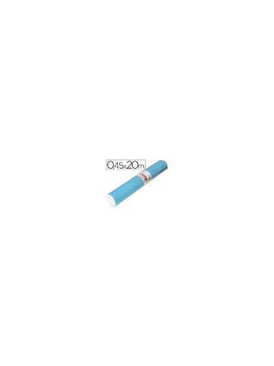 Rollo adhesivo aironfix unicolor azul mate claro 67013rollo de 20 mt