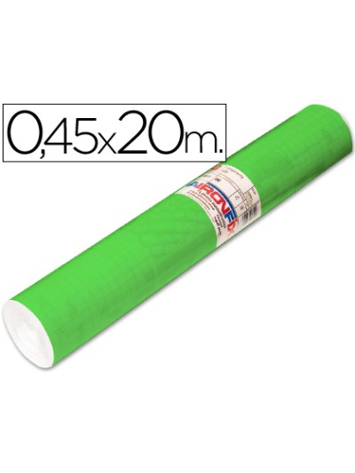 Rollo adhesivo aironfix unicolor verde medio 67005 rollo de 20 mt