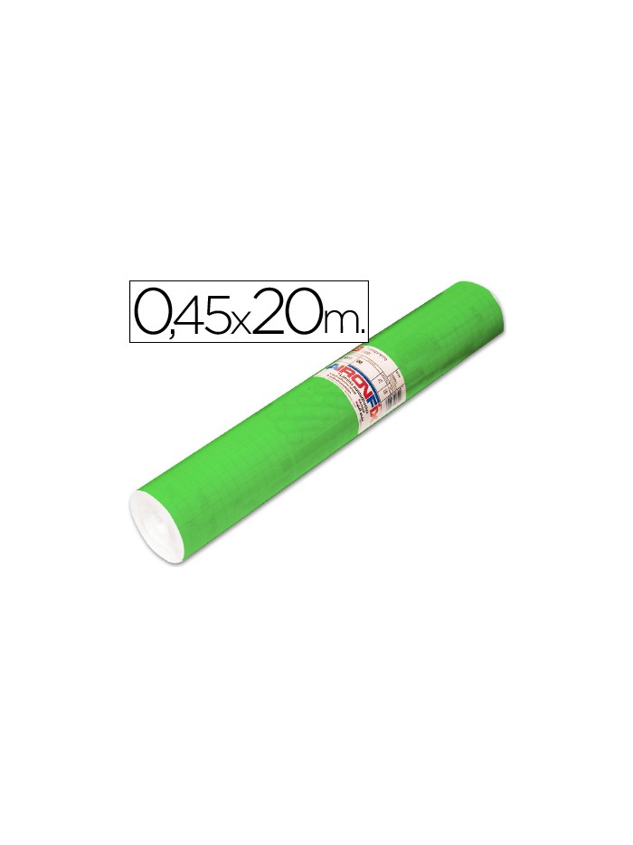 Rollo adhesivo aironfix unicolor verde medio 67005 rollo de 20 mt Rollo adhesivo aironfix unicolor verde medio 67005 rollo de 20 mt