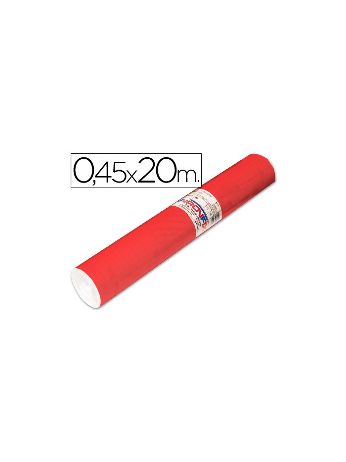 Rollo adhesivo aironfix unicolor rojo mate claro 67151rollo de 20 mt Rollo adhesivo aironfix unicolor rojo mate claro 67151rollo de 20 mt