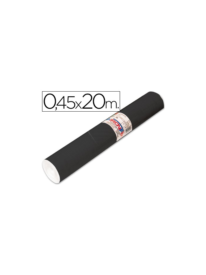 Rollo adhesivo aironfix unicolor negro mate 67004 rollo de 20 mt Rollo adhesivo aironfix unicolor negro mate 67004 rollo de 20 mt