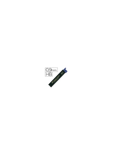 Minas faber grafito 9069 0,9 mm hb estuche de 12 minas