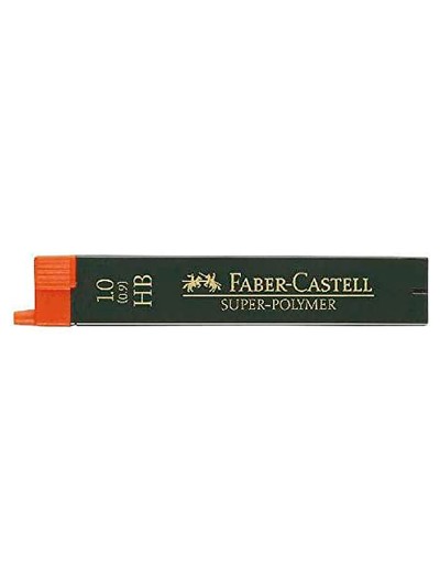 Minas faber grafito 9069 0,9 mm hb estuche de 12 minas