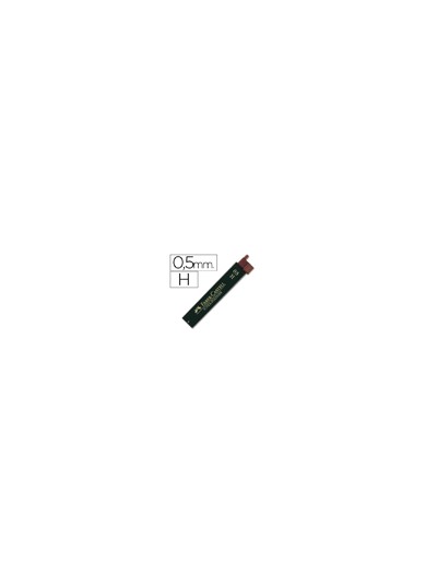 Minas faber grafito 9065 0,5 mm h estuche de 12 minas