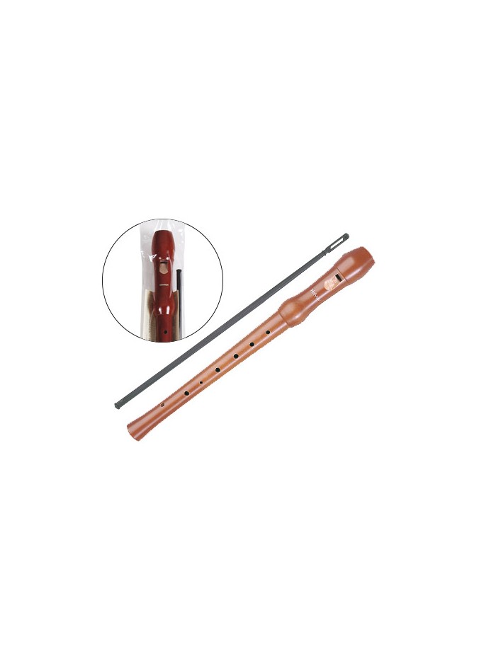 Flauta hohner madera peral lacada 9555 dos piezas en funda transparente Flauta hohner madera peral lacada 9555 dos piezas en funda transparente