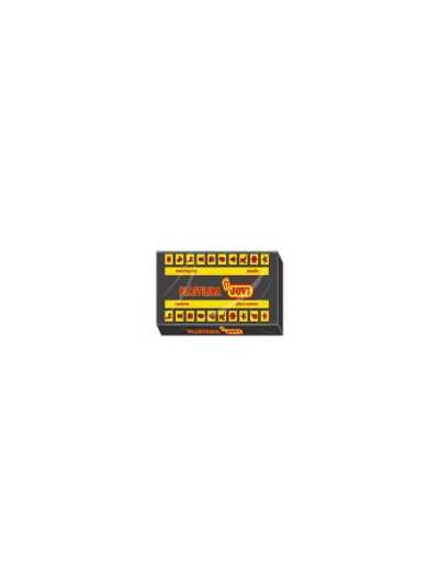 Plastilina jovi 72 negro unidad tamaño grande