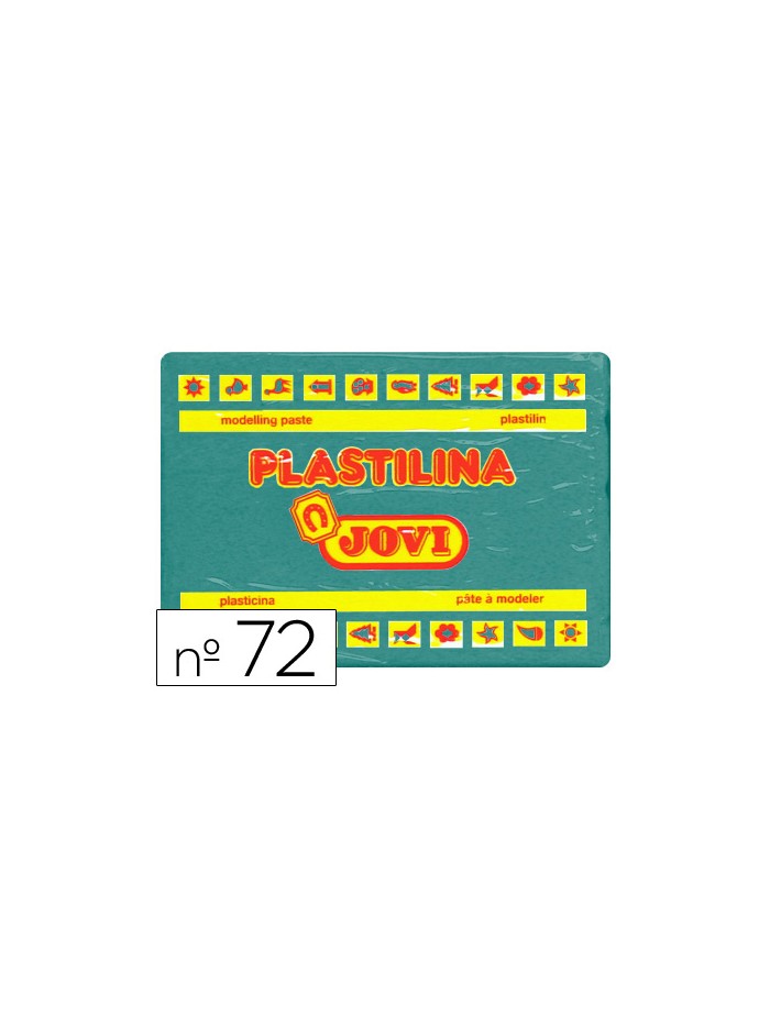 Plastilina jovi 72 verde oscuro unidad tamaño grande Plastilina jovi 72 verde oscuro unidad tamaño grande