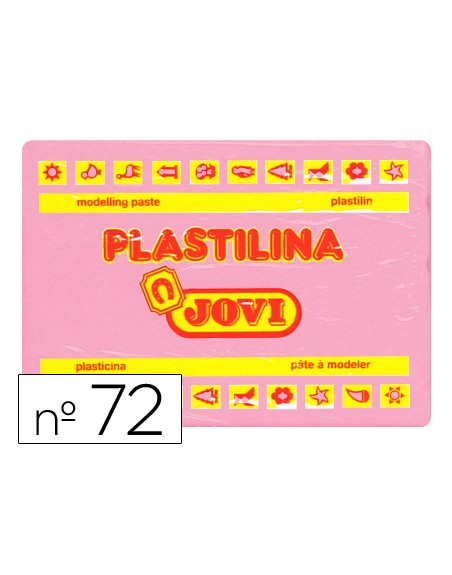 Plastilina jovi 72 rosa unidad tamaño grande