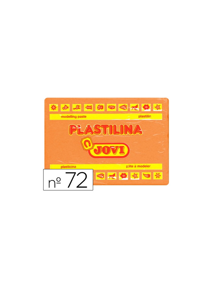 Plastilina jovi 72 naranja unidad tamaño grande Plastilina jovi 72 naranja unidad tamaño grande