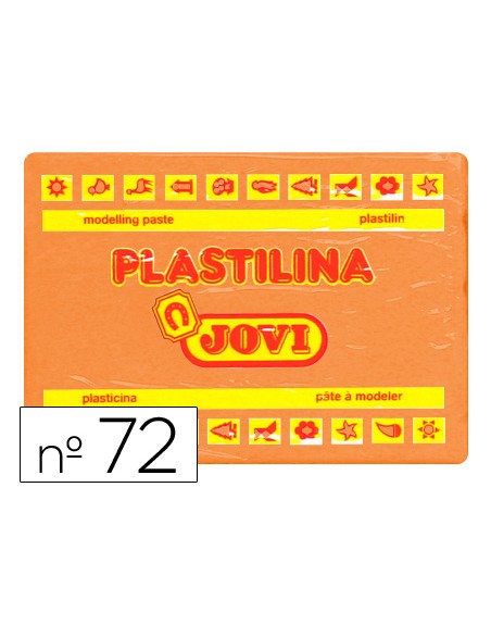 Plastilina jovi 72 naranja unidad tamaño grande