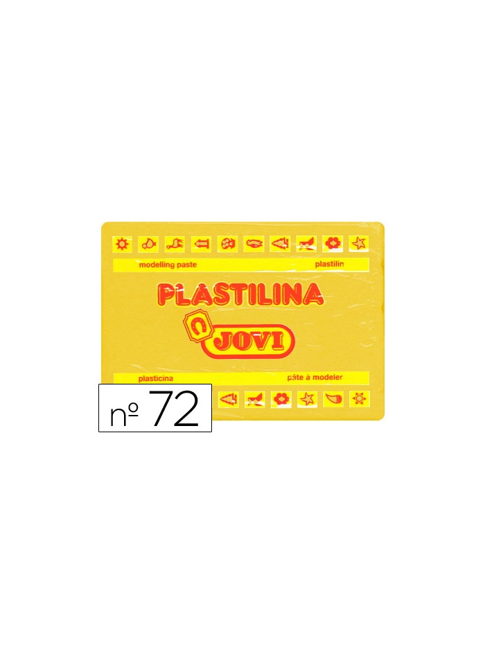 Plastilina jovi 72 amarillo oscuro unidad tamaño grande Plastilina jovi 72 amarillo oscuro unidad tamaño grande
