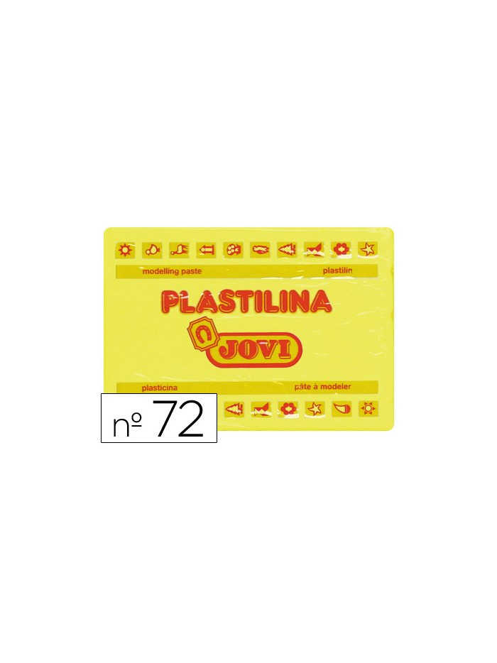Plastilina jovi 72 amarillo claro unidad tamaño grande Plastilina jovi 72 amarillo claro unidad tamaño grande