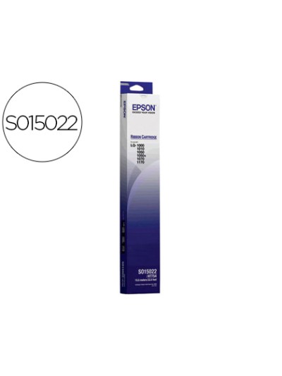 Cinta maquina epson original lq-1000/1010/1050/1070/1070+ 1170 negra (7754)