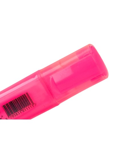 Rotulador q-connect fluorescente rosa punta biselada