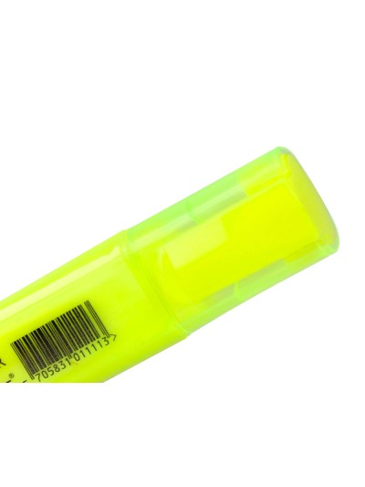 Rotulador q-connect fluorescente amarillo punta biselada