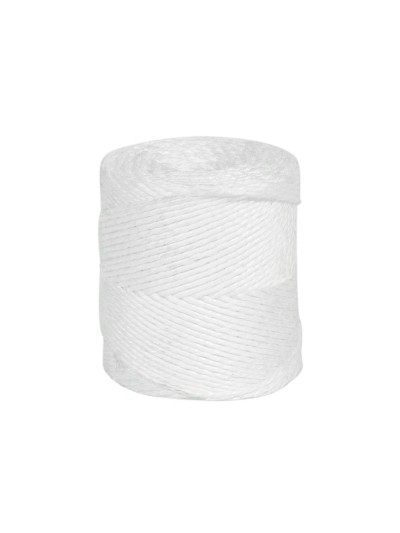 Cuerda rafia liderpapel color blanco rollo de 600 metros