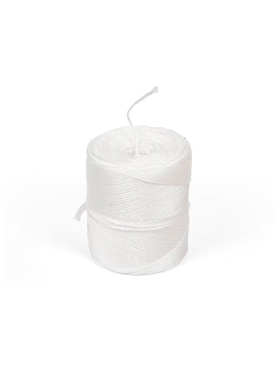 Cuerda rafia liderpapel color blanco rollo de 600 metros