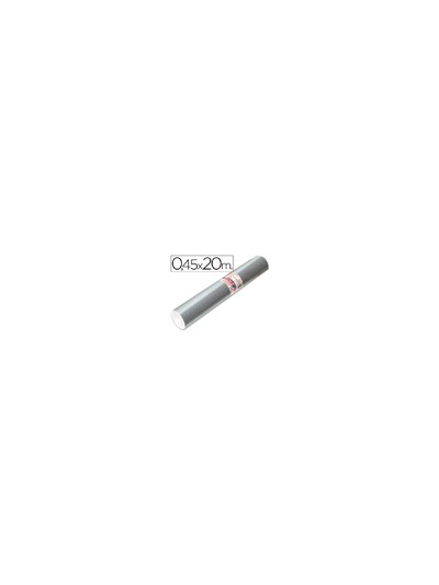 Rollo adhesivo aironfix especial plata 69193 rollo de 20 mt