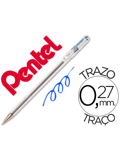 Boligrafo pentel bk-77 c azul