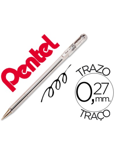 Boligrafo pentel bk-77 a negro