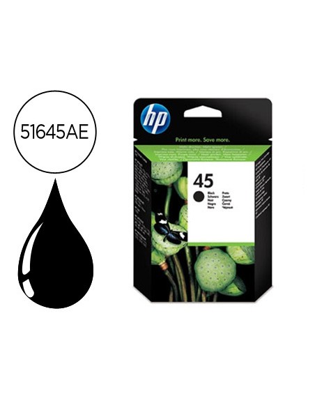 Ink-jet hp deskjet 710c 720c 810c 815c 850 870 880c 890c 895cxi 930c 950 1180c 1280 16 00c 960 970 1100c n.45 negro