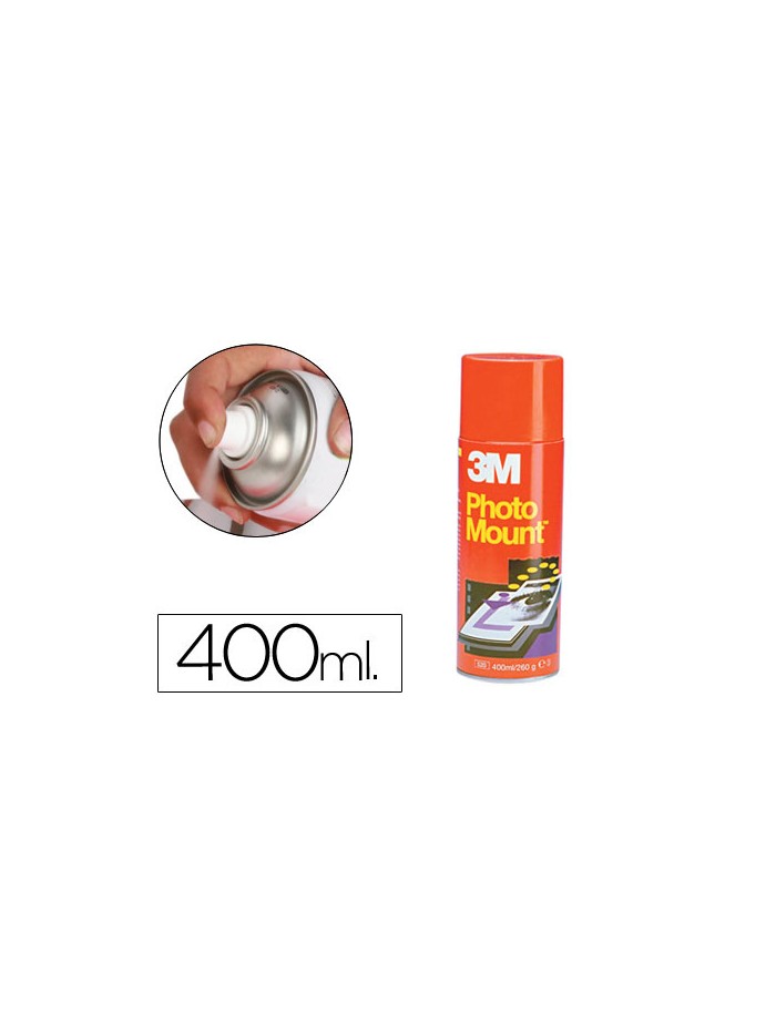 Pegamento 3m spray photo mount adhesivo permanente bote de 400 ml Pegamento 3m spray photo mount adhesivo permanente bote de 400 ml