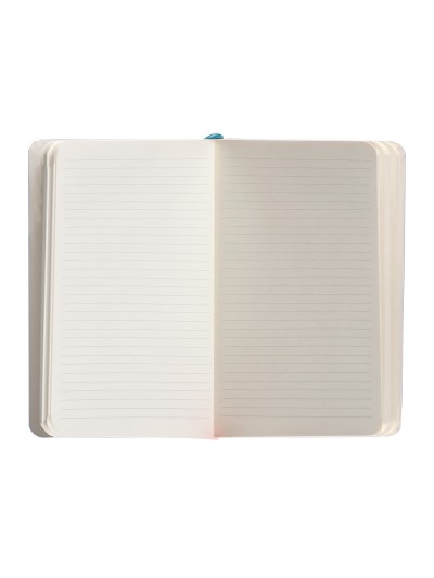 Cuaderno con gomilla antartik notes tapa blanda a6 rayas azul claro 100 hojas 80 gr fsc