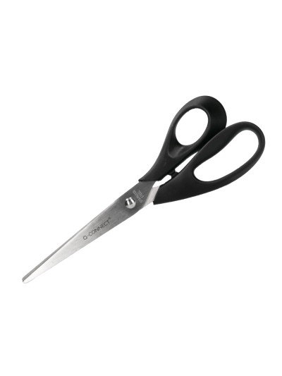 Tijera oficina q-connect inoxidable 8/' 20 cm blister