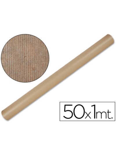 Papel kraft liderpapel marron rollo 50x1 mt