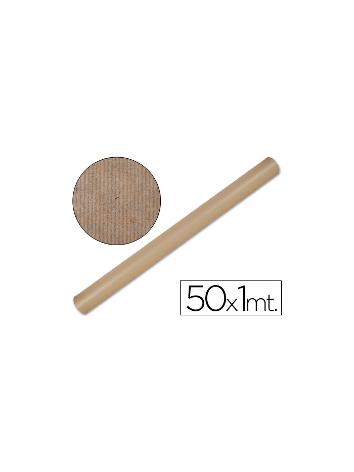 Papel kraft liderpapel marron rollo 50x1 mt Papel kraft liderpapel marron rollo 50x1 mt