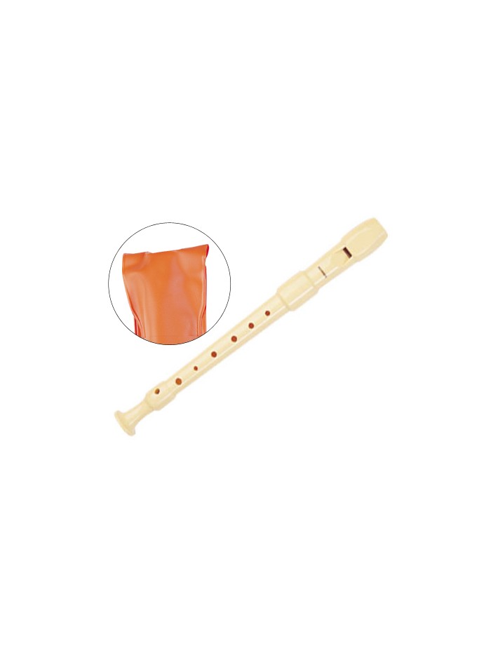 Flauta hohner 9516 color marfil desmontado funda naranja Flauta hohner 9516 color marfil desmontado funda naranja