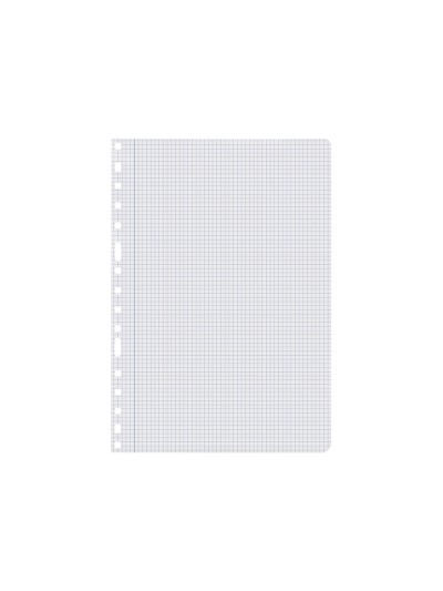 Recambio liderpapel a4 100 hojas 60g/m2 cuadro 4 mm con margen 16 taladros