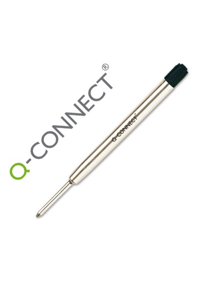 Recambio boligrafo q-connect tipo parker negro