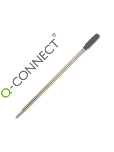 Recambio boligrafo q-connect tipo cross negro