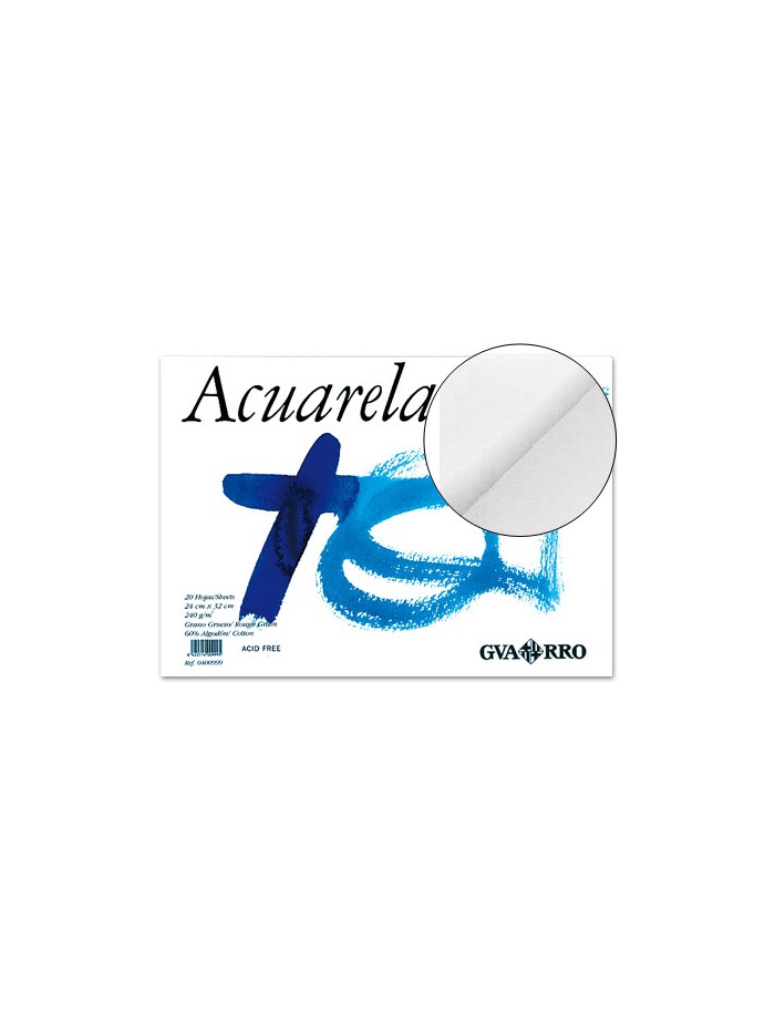 Bloc dibujo acuarela din a3 encolado 32.5x46 cm 20 h de 240 gr/m2 Bloc dibujo acuarela din a3 encolado 32.5x46 cm 20 h de 240 gr/m2
