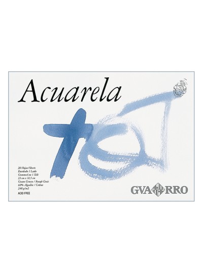 Bloc dibujo acuarela din a3 encolado 32.5x46 cm 20 h de 240 gr/m2