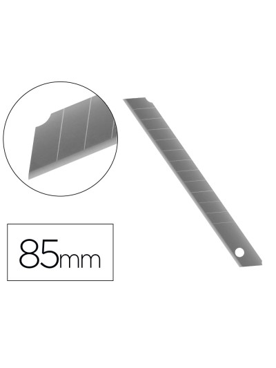 Repuesto cuter q-connect estrecho para modelos kf10631/kf00234/kf10940/kf10938/kf10934 cuchilla 9 mm blister 10 und