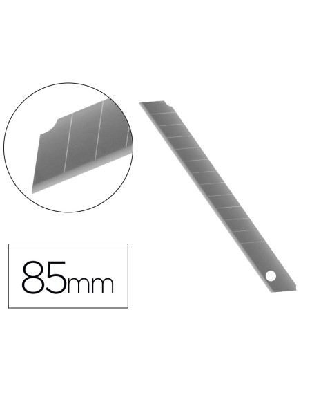 Repuesto cuter q-connect estrecho para modelos kf10631/kf00234/kf10940/kf10938/kf10934 cuchilla 9 mm blister 10 und