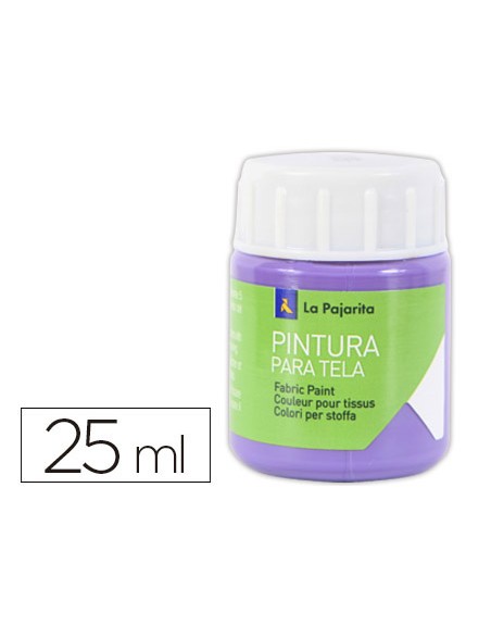 Pintura para tela la pajarita lila 25 ml