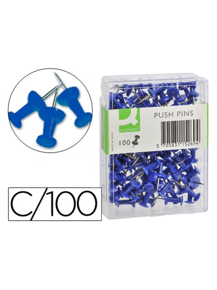 Señalizador de planos q-connect azul caja de 100 unidades Señalizador de planos q-connect azul caja de 100 unidades