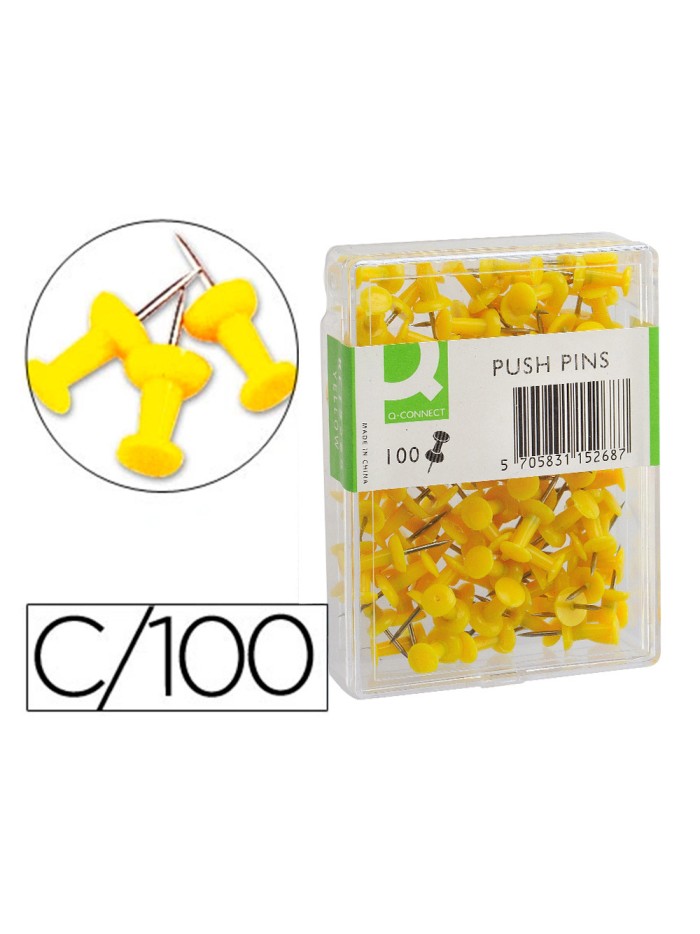 Señalizador de planos q-connect amarillo caja de 100 unidades Señalizador de planos q-connect amarillo caja de 100 unidades