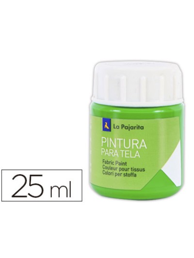 Pintura para tela la pajarita verde primavera 25 ml