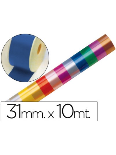 Cinta fantasia 10 mt x 31 mm azul