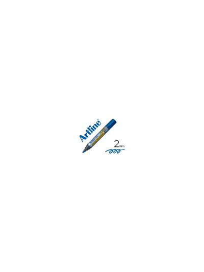 Rotulador artline pizarra ek-517 azul punta redonda 2 mm tinta de bajo olor