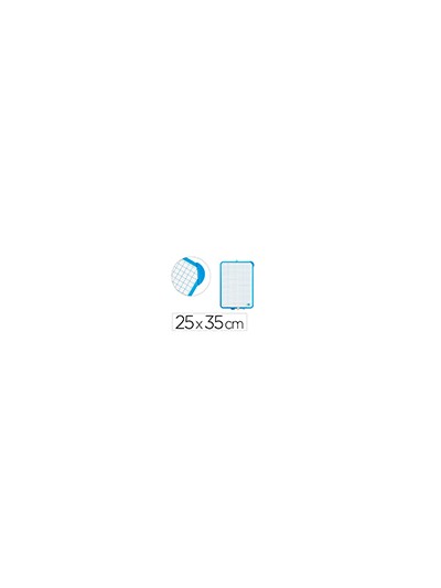 Pizarra blanca liderpapel 25x35 cm con rotulador y borrador