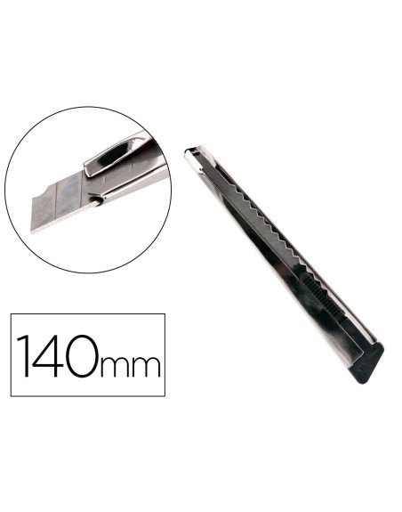 Cuter q-connect metalico estrecho con funda cuchilla 9 mm xd-46 con clip bolsa 1 unidad