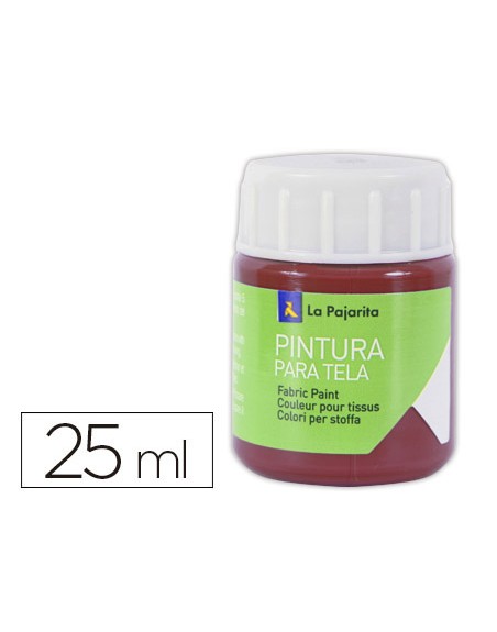 Pintura para tela la pajarita rojo ingles 25 ml
